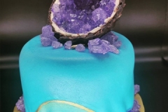 Chocolate Geode Cake